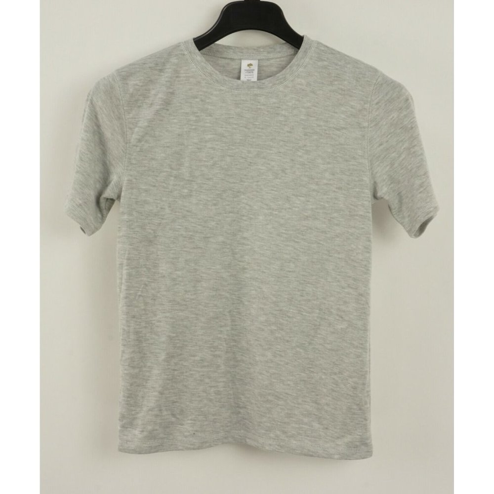 Tucker + Tate Kids XL 14/16‎ Short Sleeve Heather Gray Brushed Knit Crewneck Tee